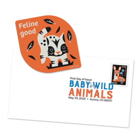 Baby Wild Animals Vinyl Sticker, Feline Good